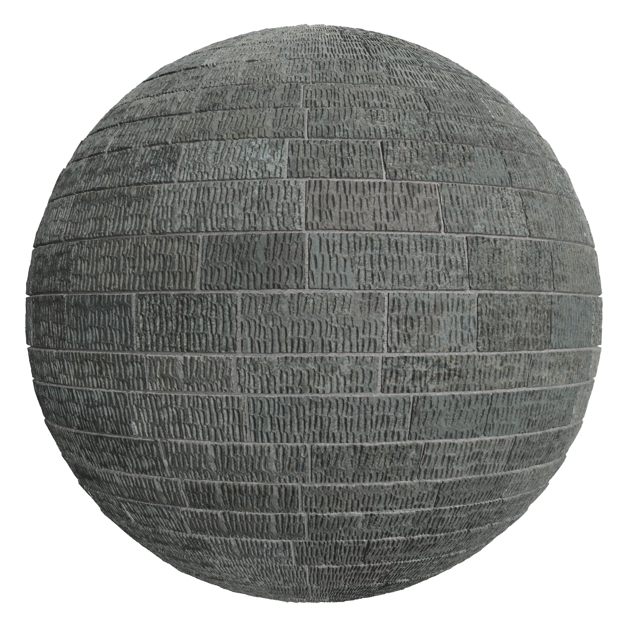 3D sphere preview of Flagstone, Ashlar seamless texture