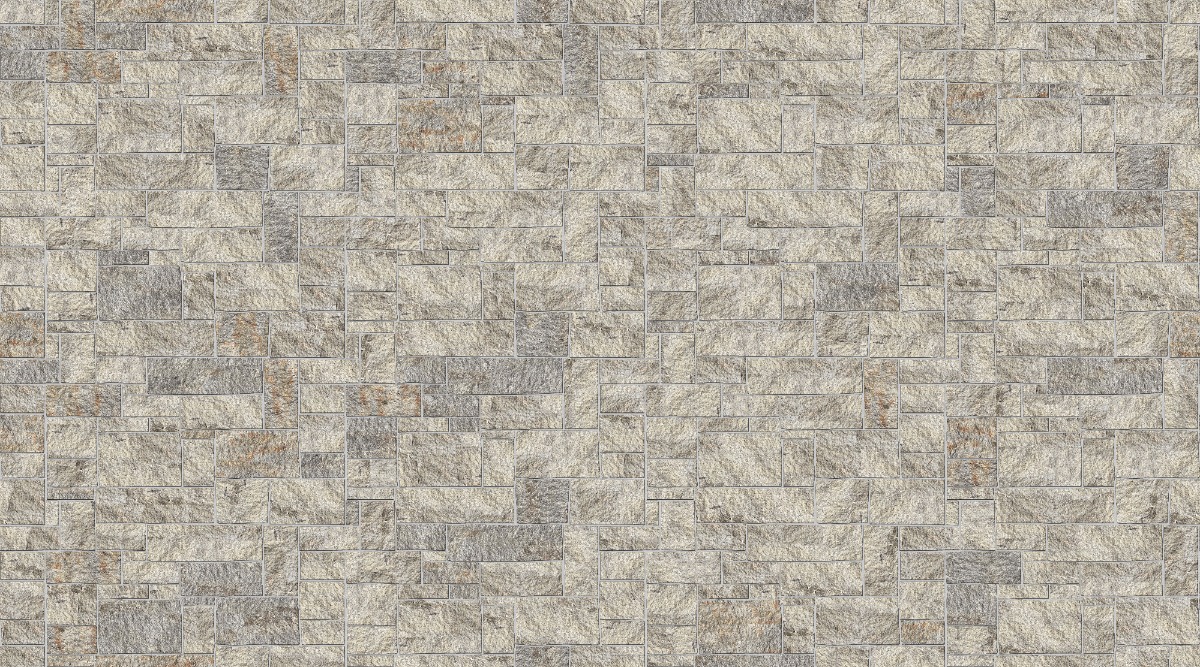 A seamless stone texture with granite - reclaimed curbstone blend - split-face surface - m1103 blocks arranged in a Rough-Edge Squares & Rectangles Jumbo - DP084 pattern