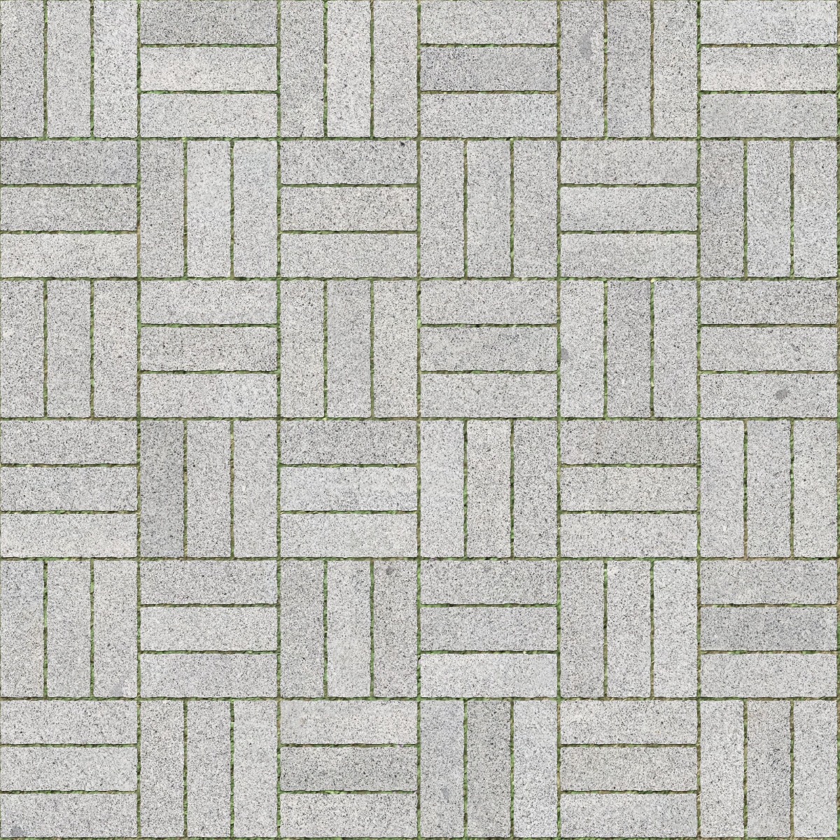 A seamless stone texture with granite blocks arranged in a Basketweave pattern