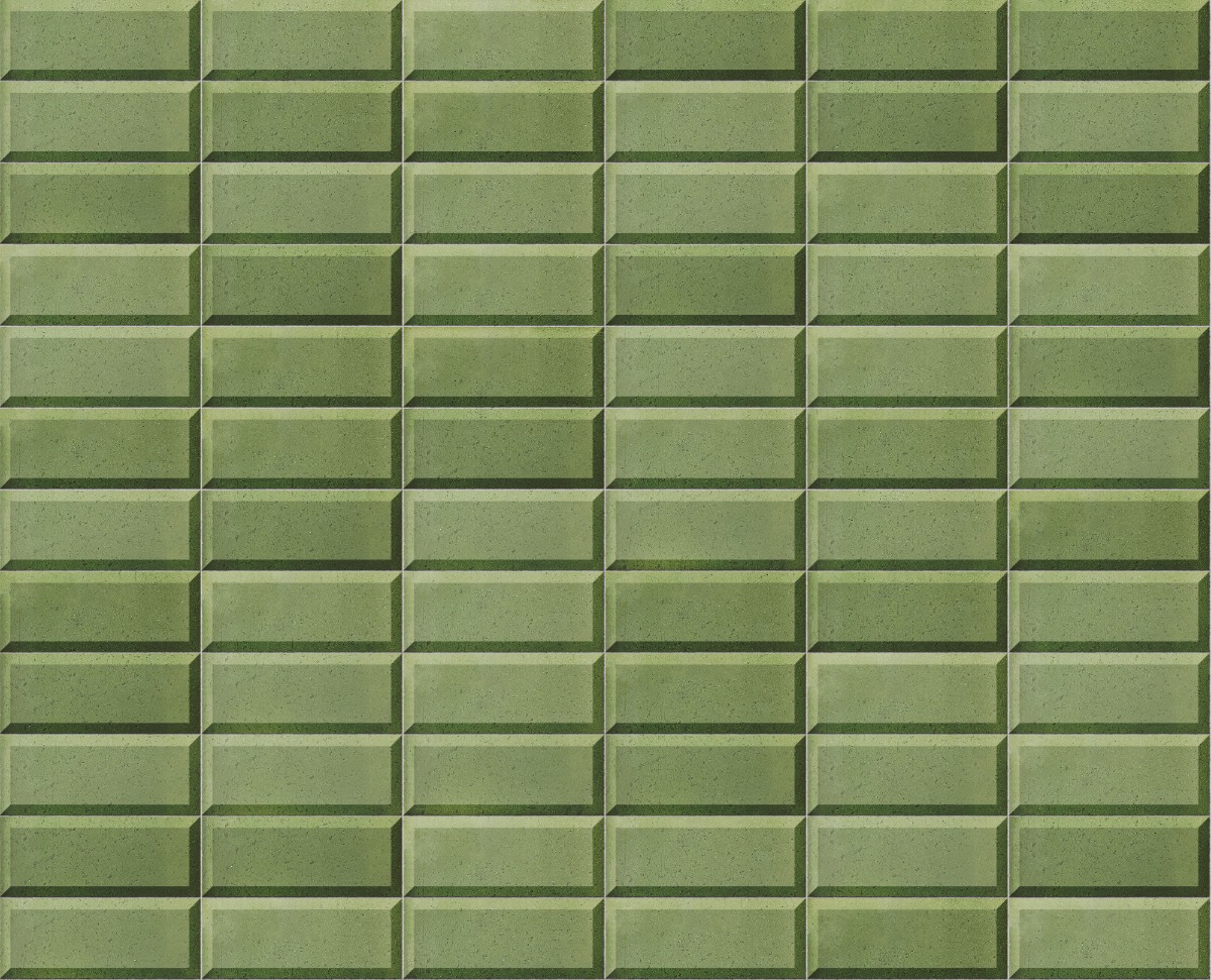 A seamless tile texture with green crazing tile tiles arranged in a Stack pattern