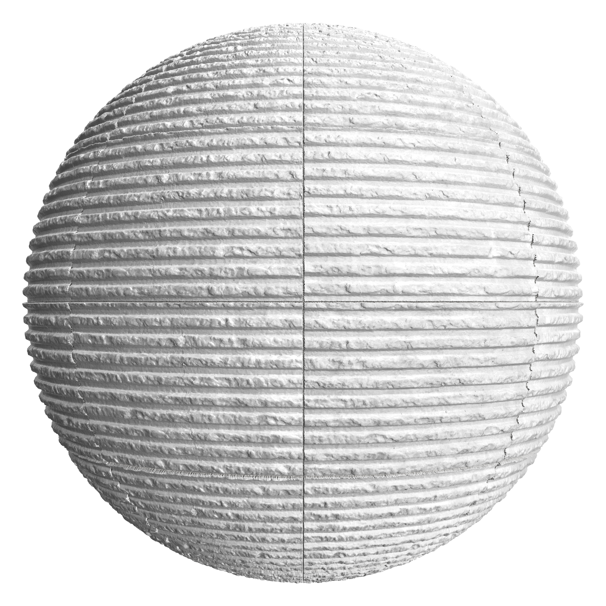 3D sphere preview of Bush Hammered In Situ Concrete, Stack seamless texture
