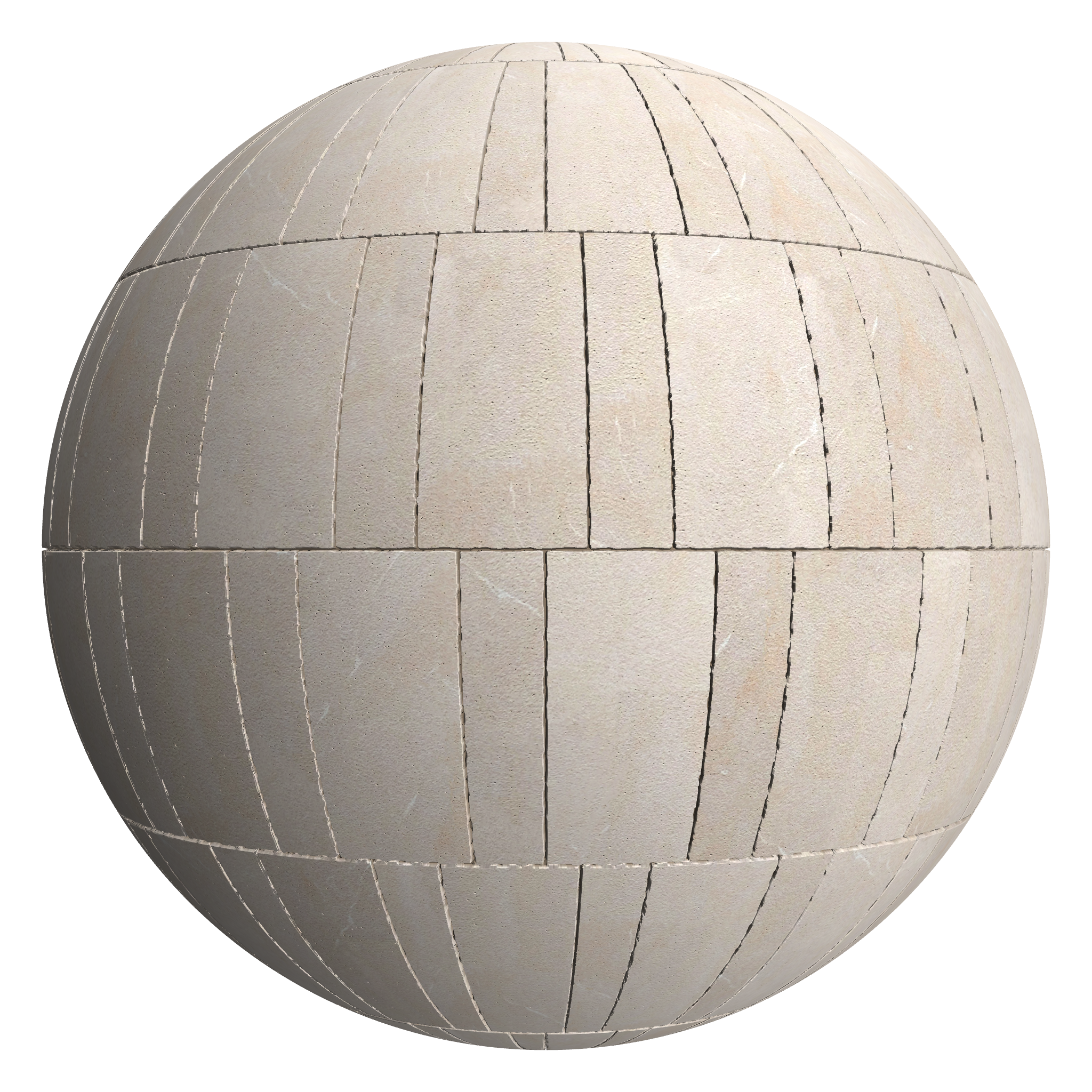 3D sphere preview of Limestone Flemish seamless texture