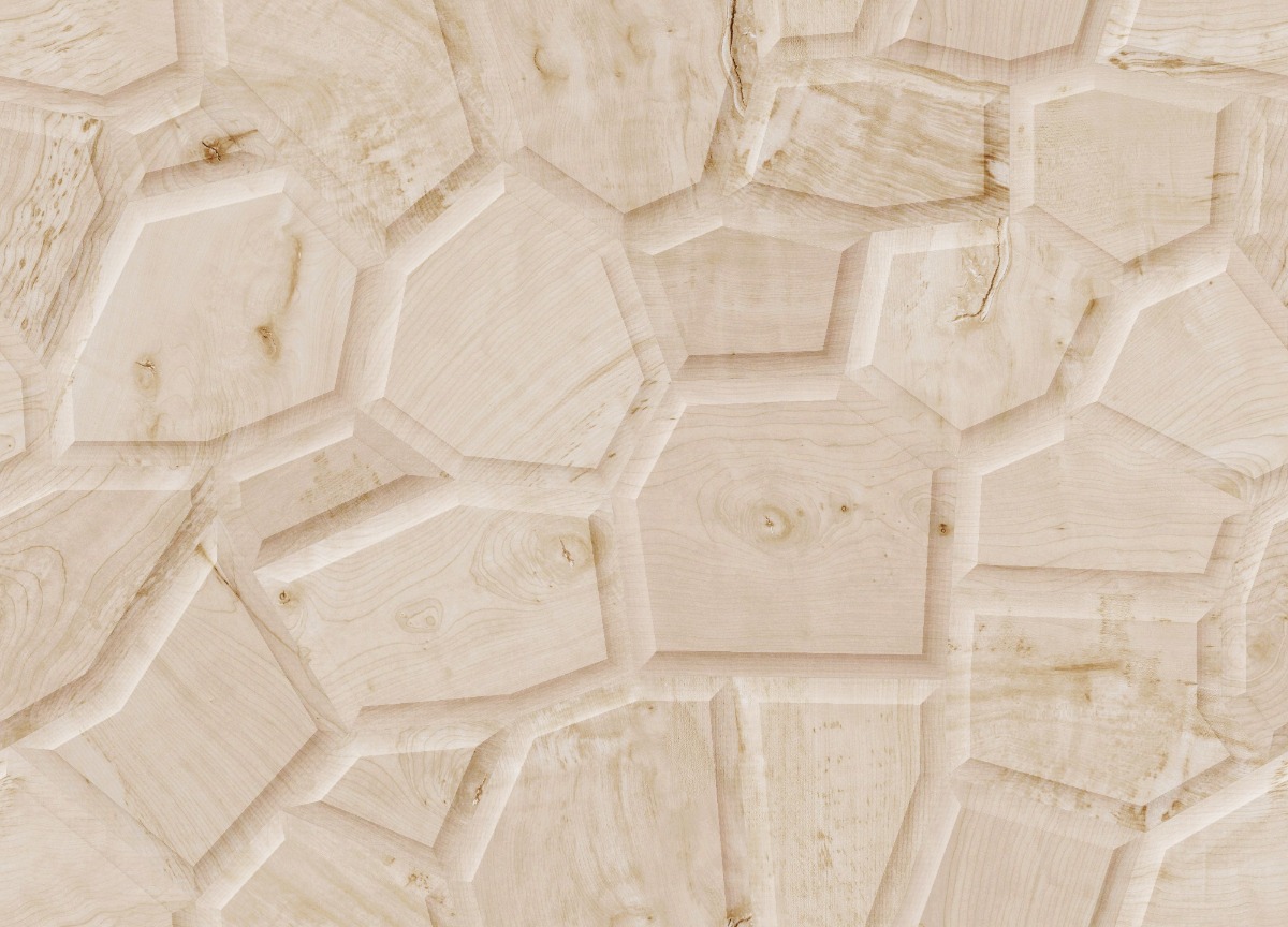 A seamless wood texture with sycamore boards arranged in a Rubble pattern