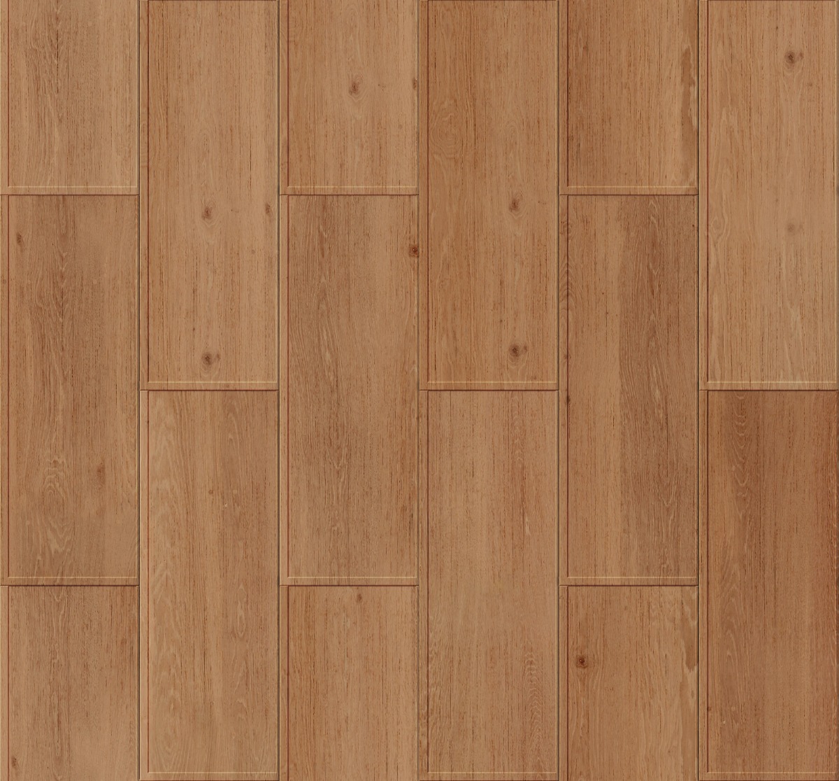 A seamless wood texture with western red cedar boards arranged in a Stretcher pattern