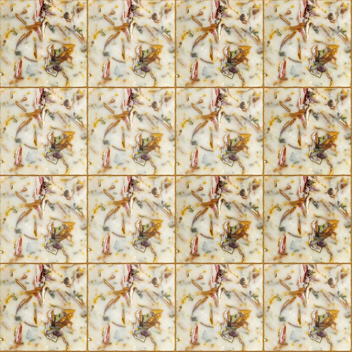 A seamless tile texture with botanica tile tiles arranged in a Stack pattern