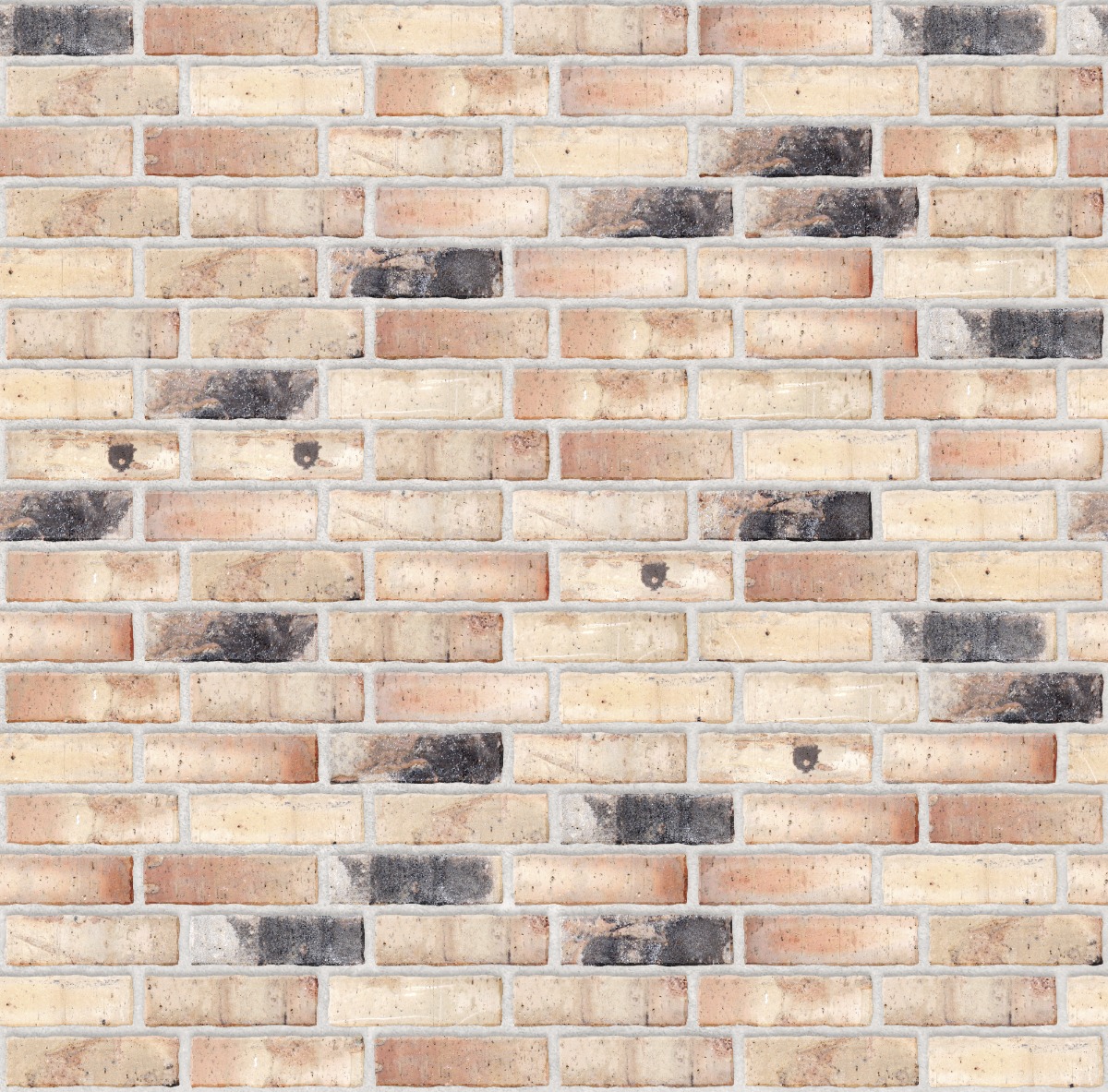 A seamless brick texture with corvus brick units arranged in a 1/4 Stretcher pattern