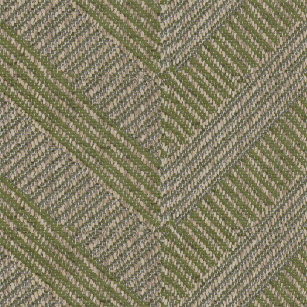 A seamless fabric texture with herringbone green chenille units arranged in a None pattern