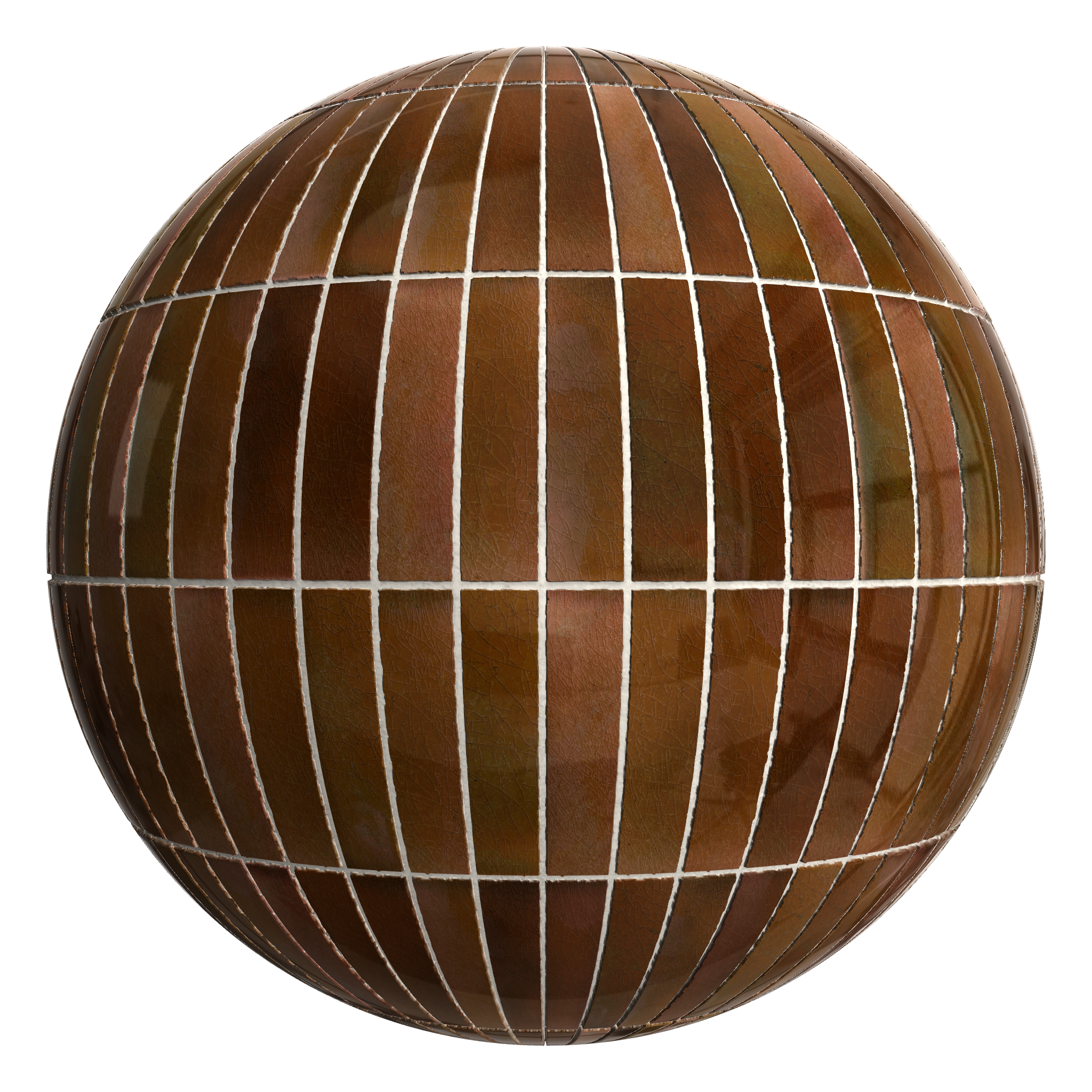 3D sphere preview of Victorian Glazed, Stack seamless texture