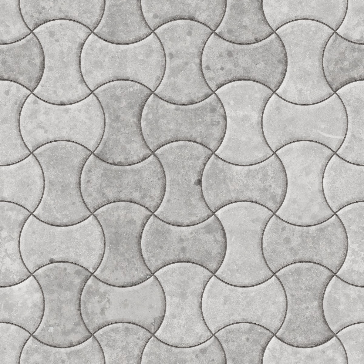 A seamless concrete texture with concrete blocks arranged in a Hourglass pattern