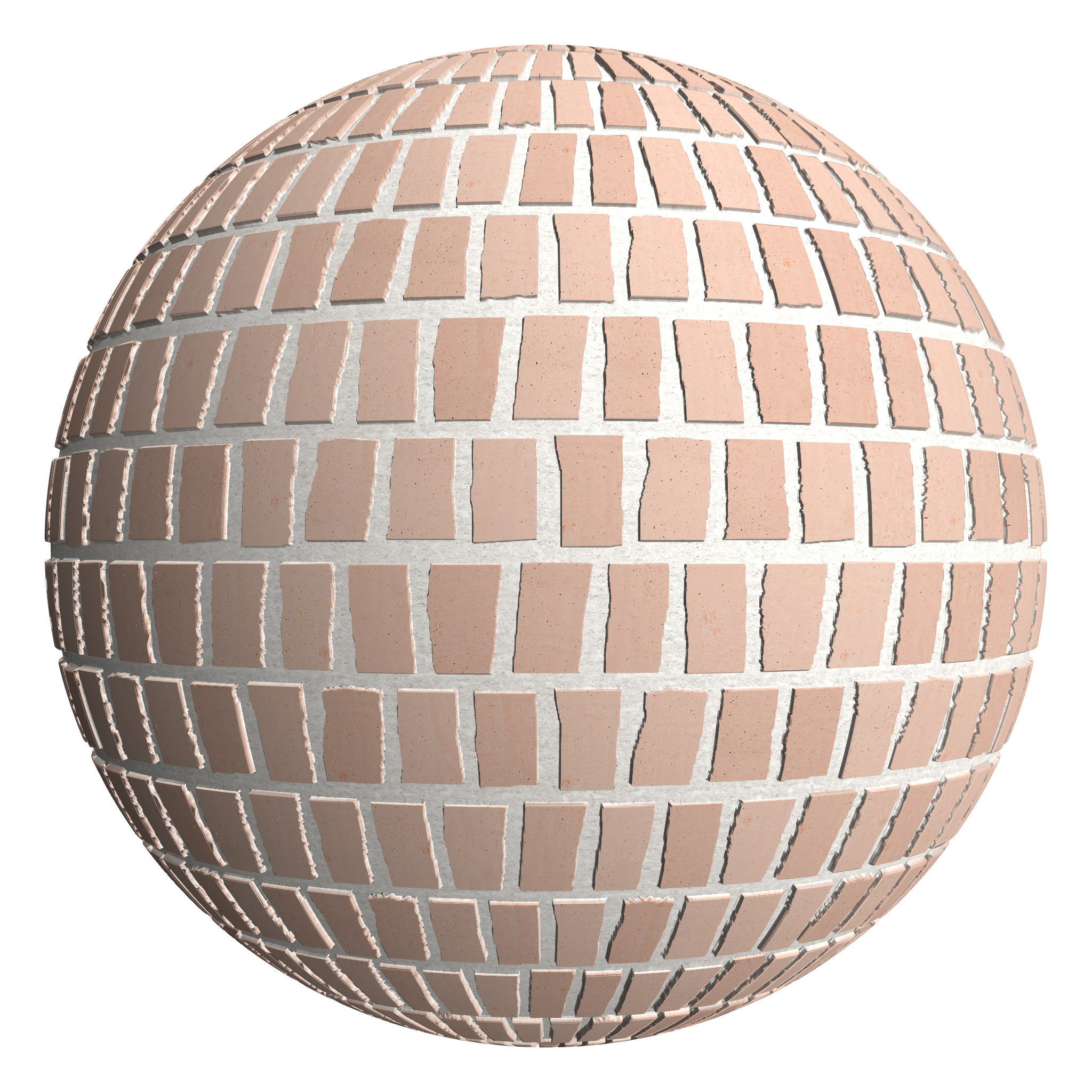 3D sphere preview of Terracotta, Scarpa seamless texture