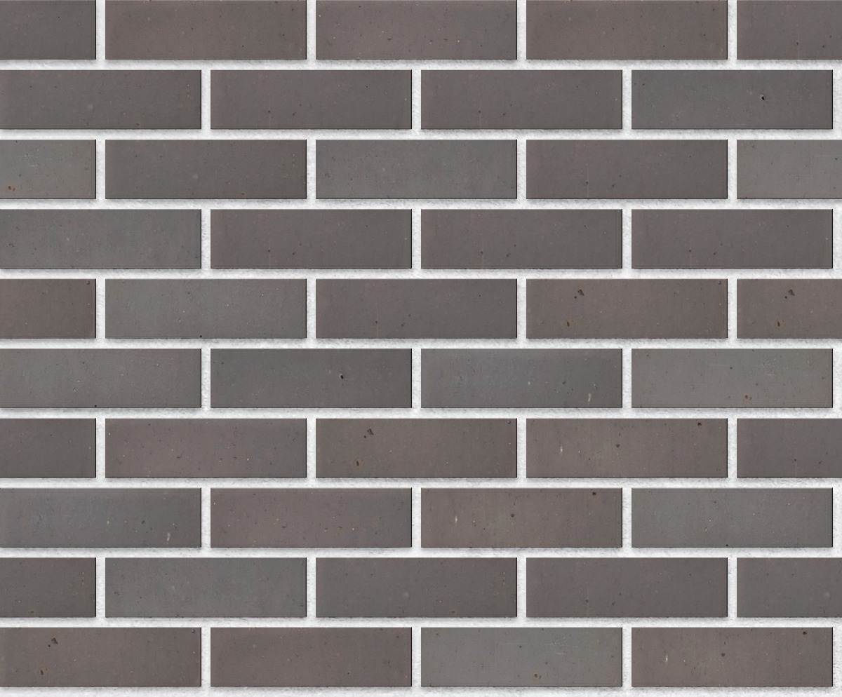 A seamless brick texture with gray blend smooth brick units arranged in a Stretcher pattern