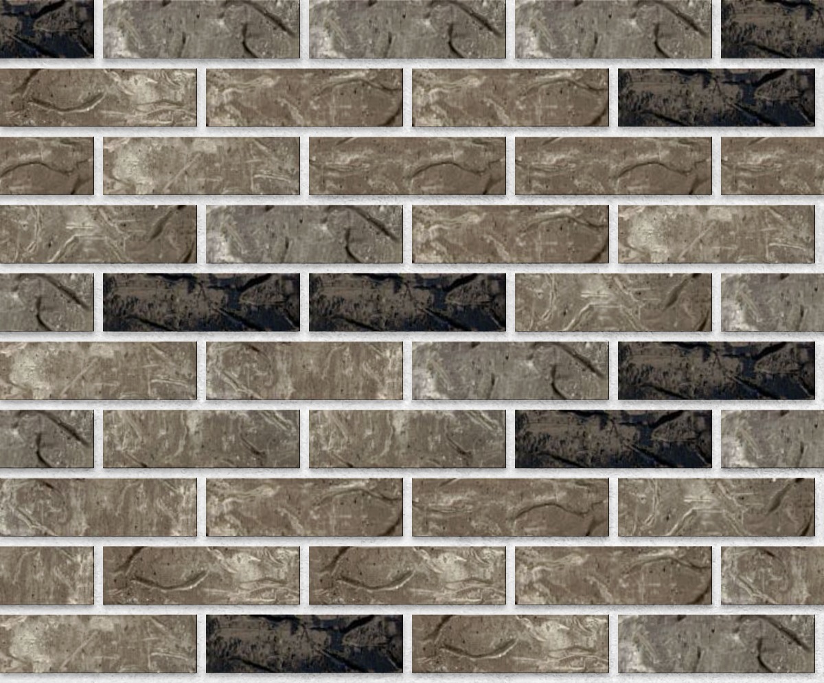 A seamless brick texture with gray heritage face brick units arranged in a Stretcher pattern