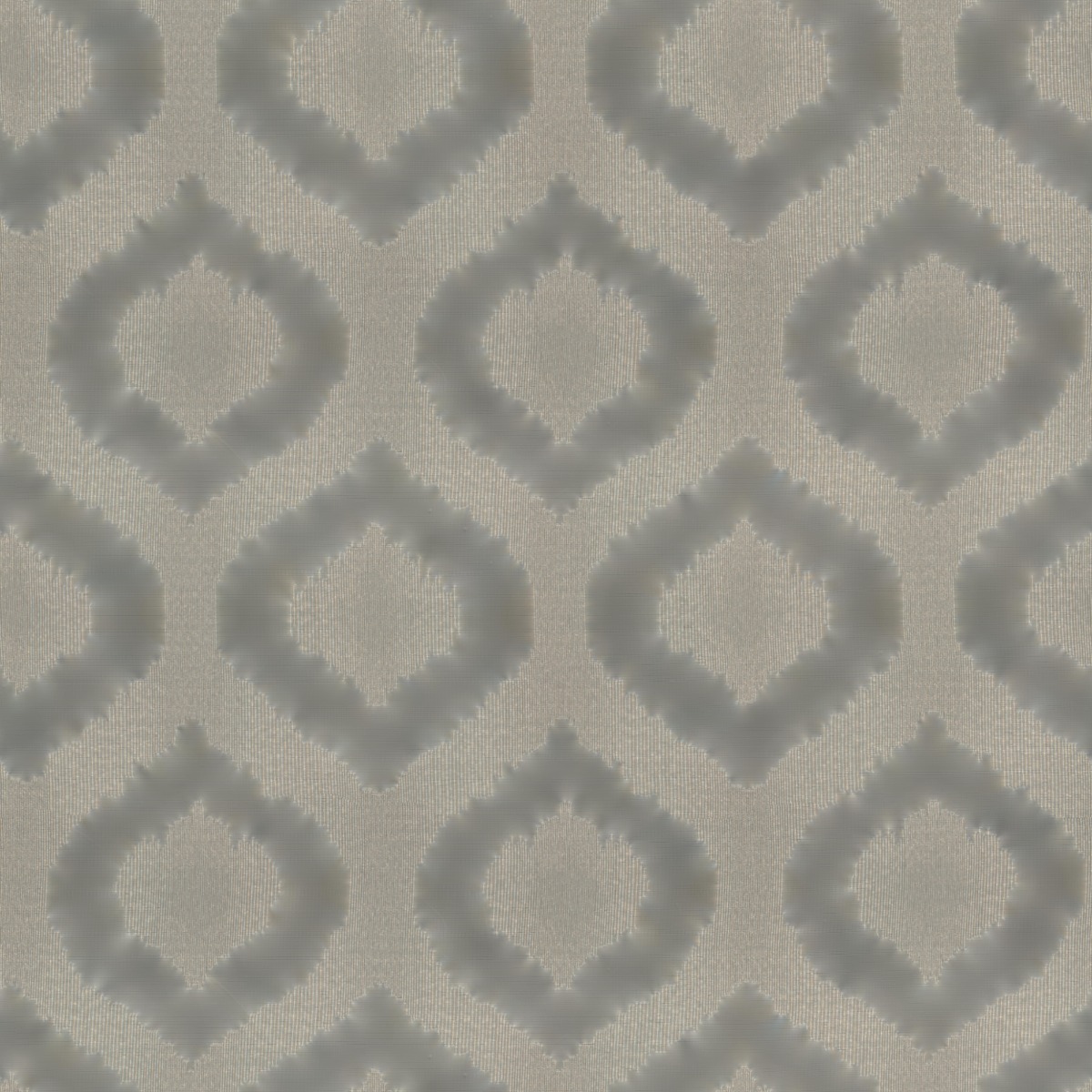 A seamless fabric texture with ornamental natural sheer units arranged in a None pattern