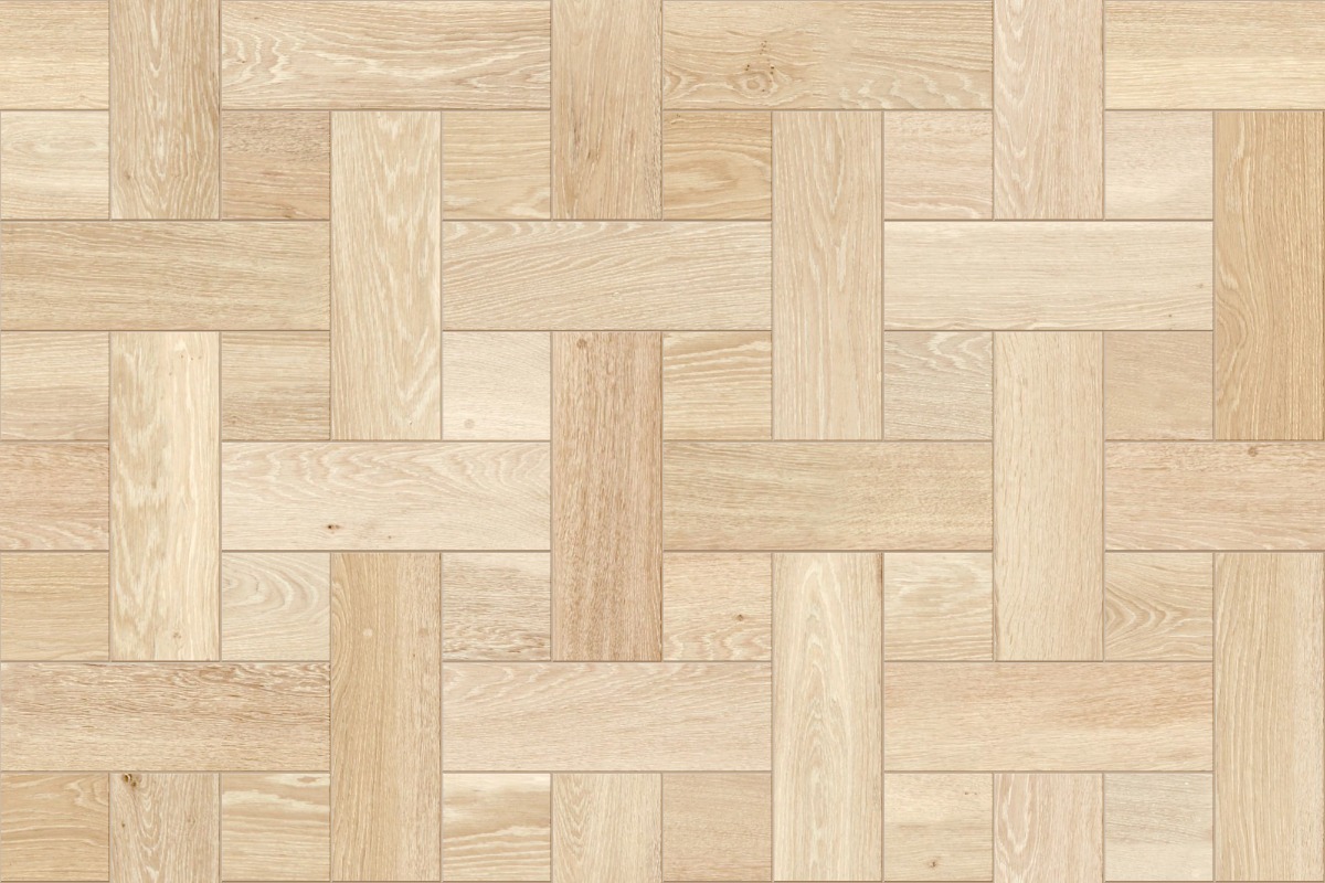 A seamless wood texture with ash boards arranged in a Basketweave pattern