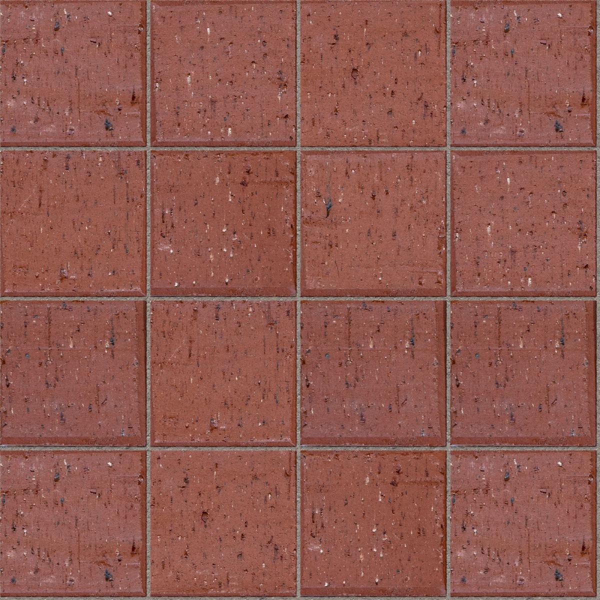 A seamless brick texture with burgundy doppio 50mm paver units arranged in a Stack pattern