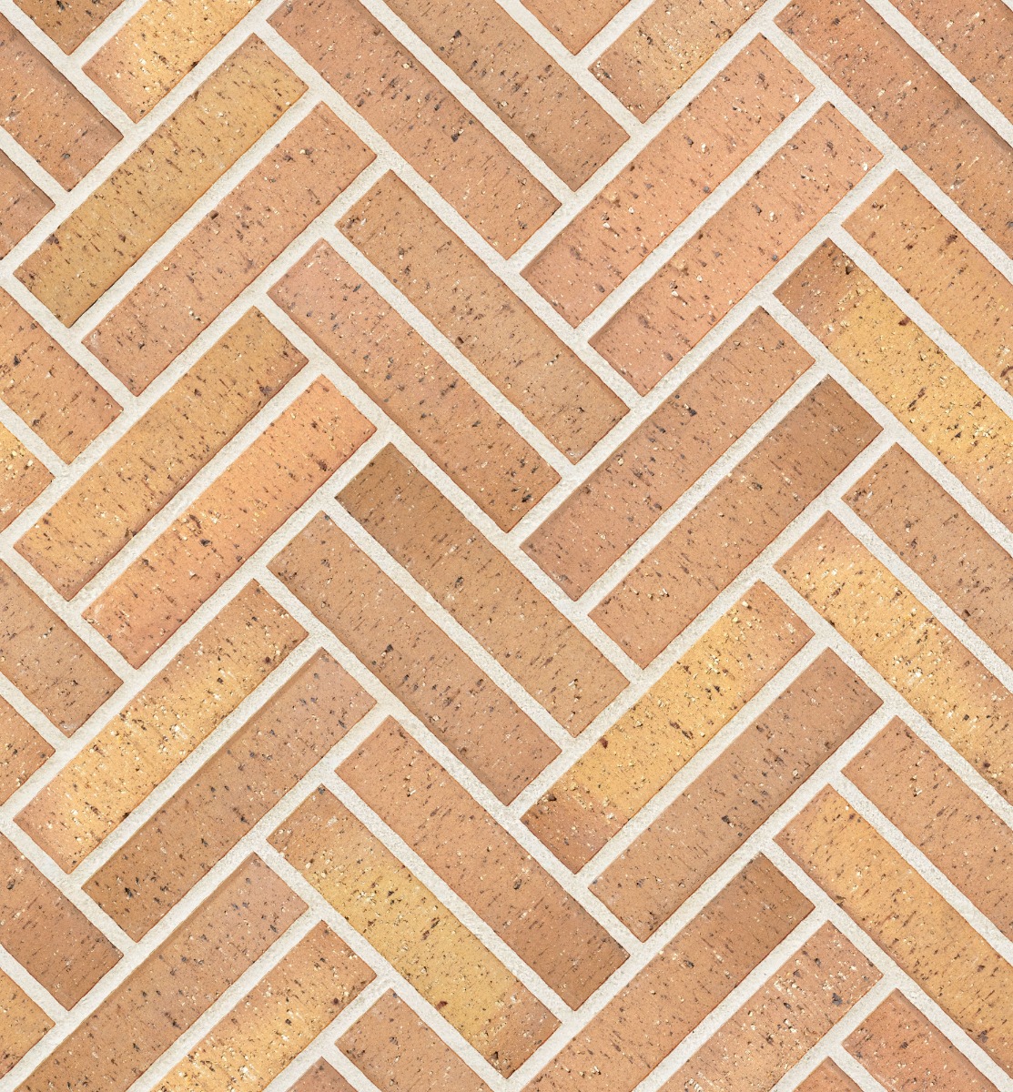 A seamless brick texture with cederberg piazza 50mm paver units arranged in a Double Herringbone pattern