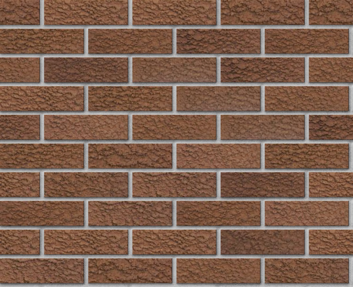 A seamless brick texture with coppertone matt facebrick modular units arranged in a Stretcher pattern