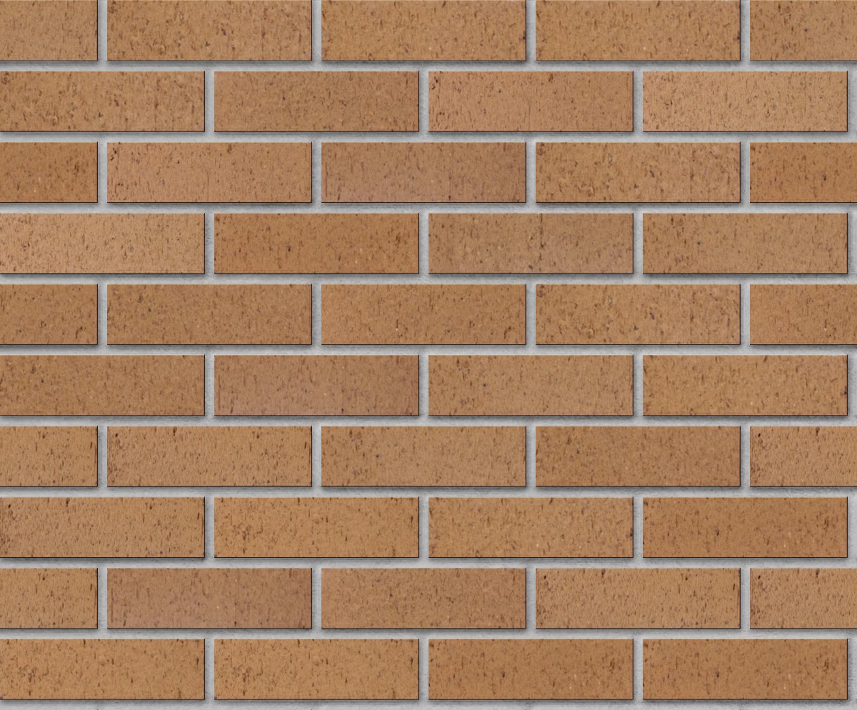 A seamless brick texture with desert ironspot light face brick velvetex units arranged in a Stretcher pattern