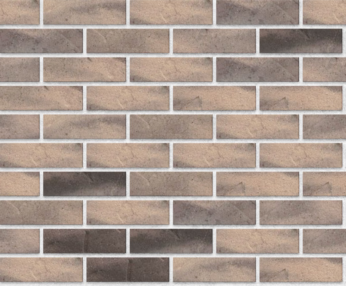 A seamless brick texture with gray sands antique units arranged in a Stretcher pattern