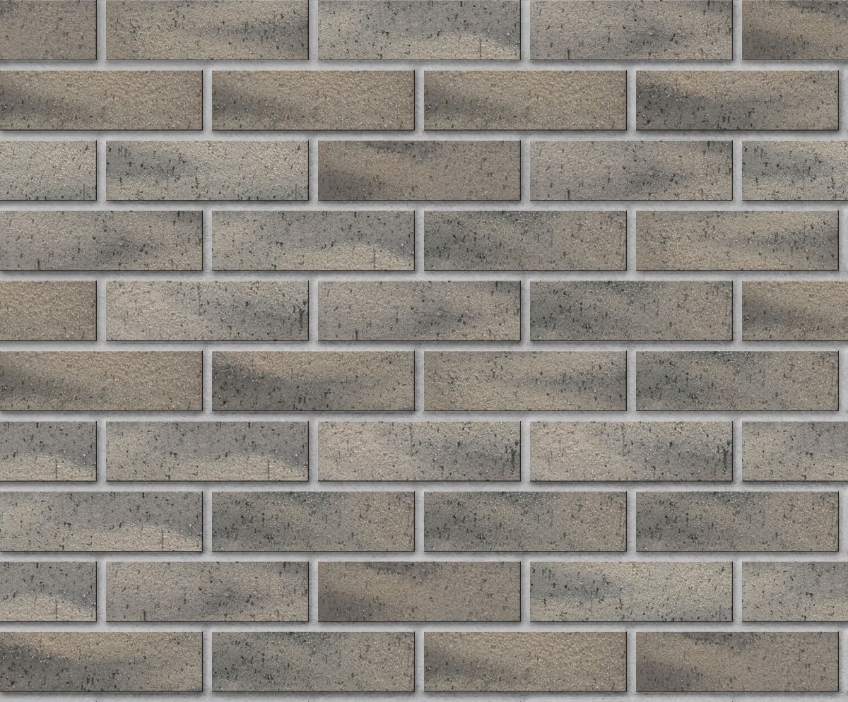 A seamless brick texture with gray sands no black square edge no texture facebrick modular units arranged in a Stretcher pattern