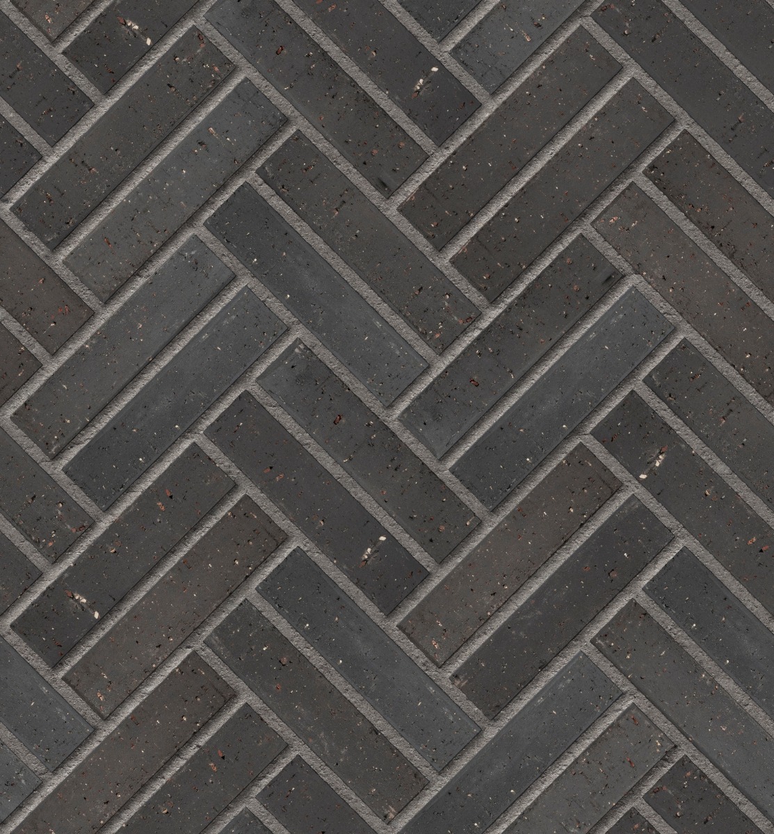 A seamless brick texture with onyx piazza 50mm paver units arranged in a Double Herringbone pattern