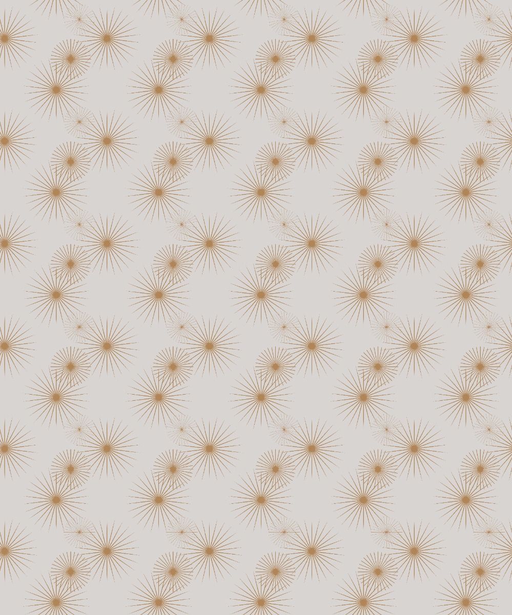 A seamless wallpaper texture with century starburst wallpaper units arranged in a Stack pattern