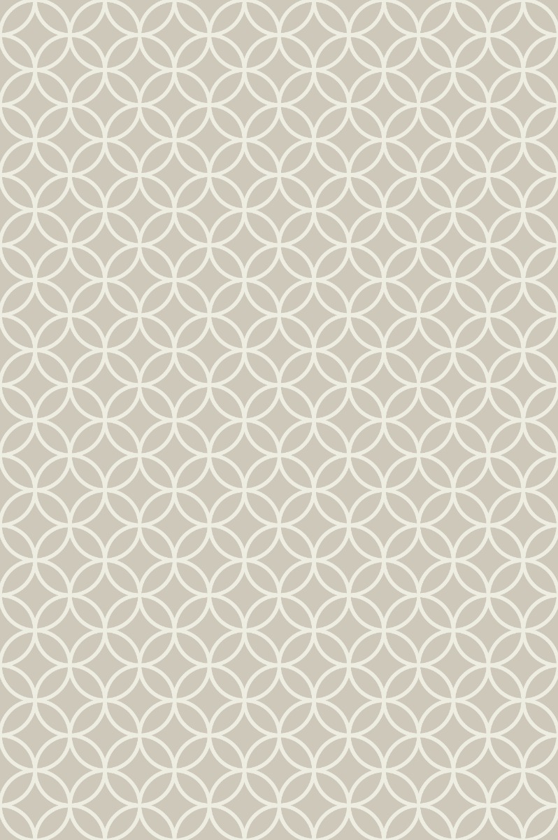 A seamless wallpaper texture with circular pattern wallpaper units arranged in a Stack pattern