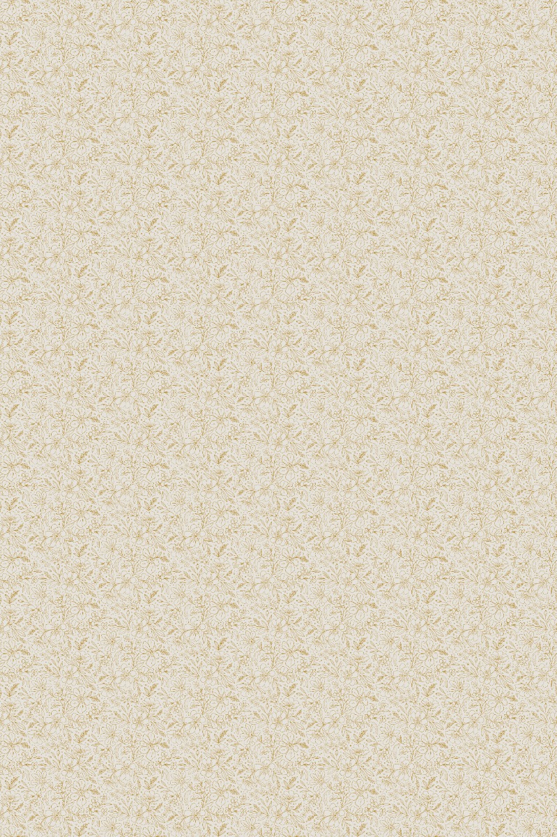 A seamless wallpaper texture with dancing florals wallpaper units arranged in a Stack pattern