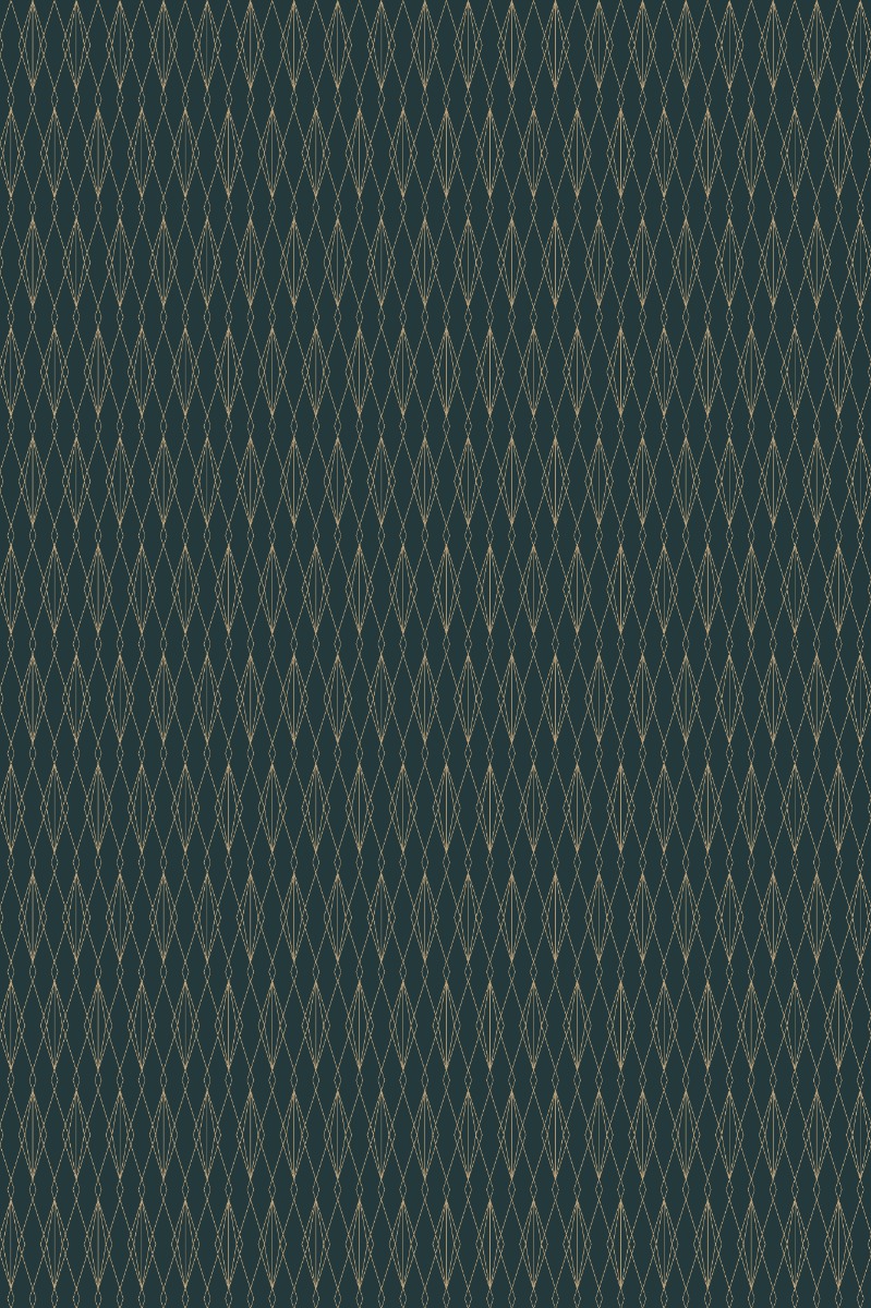 A seamless wallpaper texture with deco diamonds wallpaper units arranged in a Stack pattern