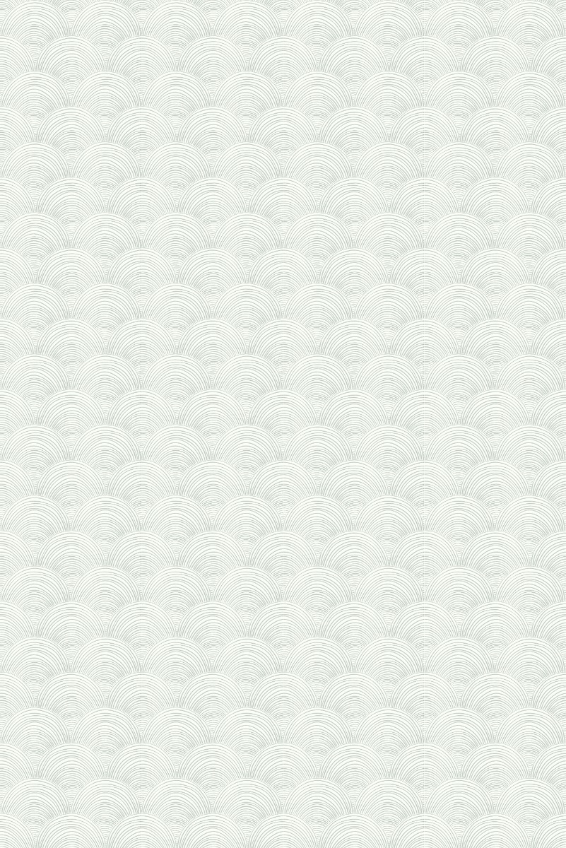 A seamless wallpaper texture with handmade scallop wallpaper units arranged in a Stack pattern