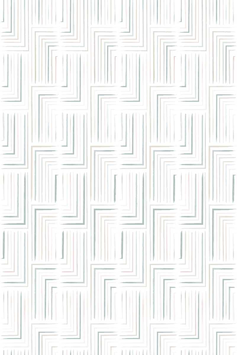 A seamless wallpaper texture with line maze wallpaper units arranged in a Stack pattern