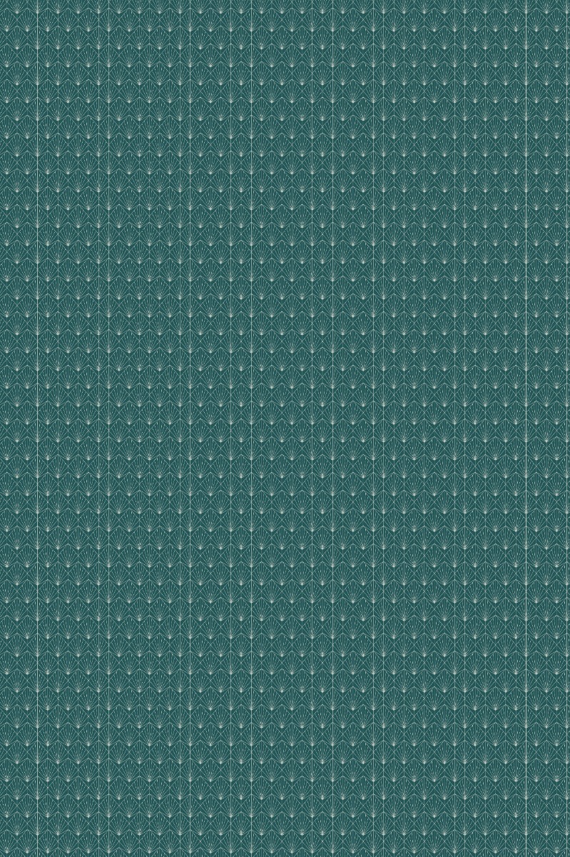 A seamless wallpaper texture with linework palms wallpaper units arranged in a Stack pattern