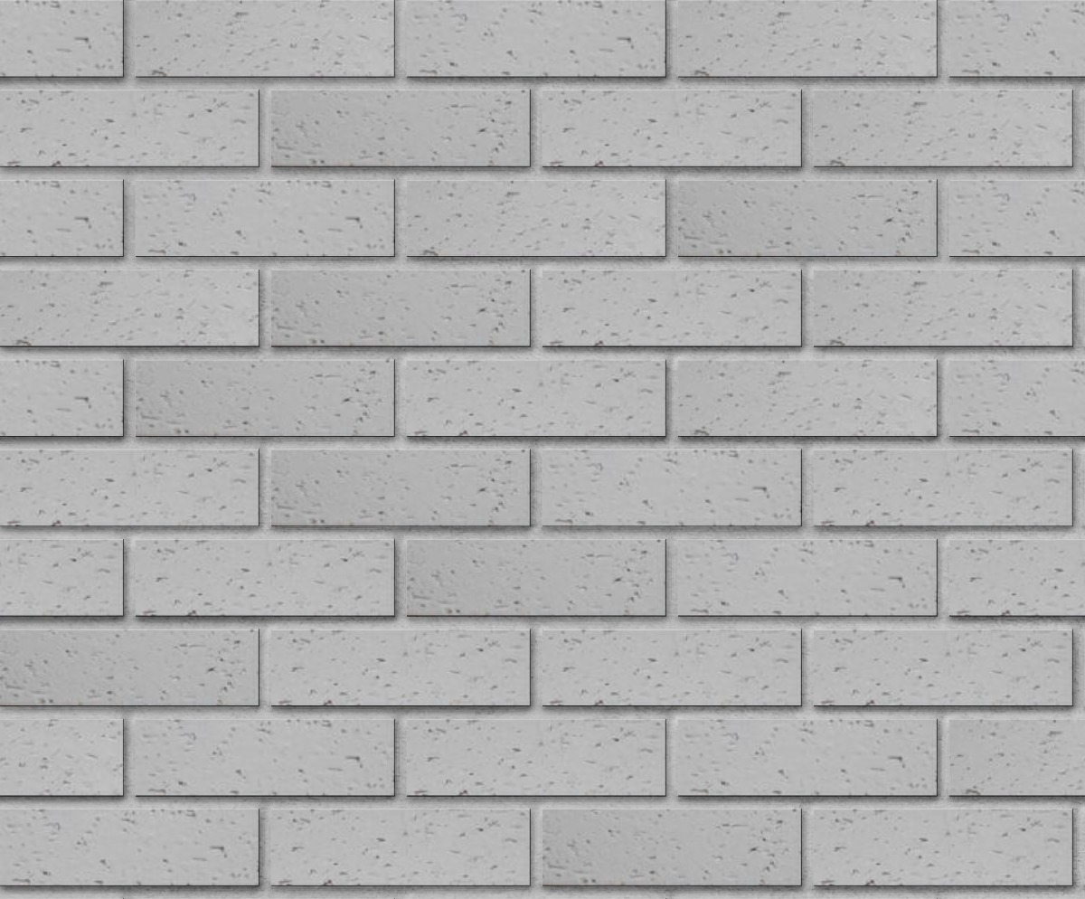 A seamless brick texture with vc-3 gray glazed thinbrick modular units arranged in a Stretcher pattern