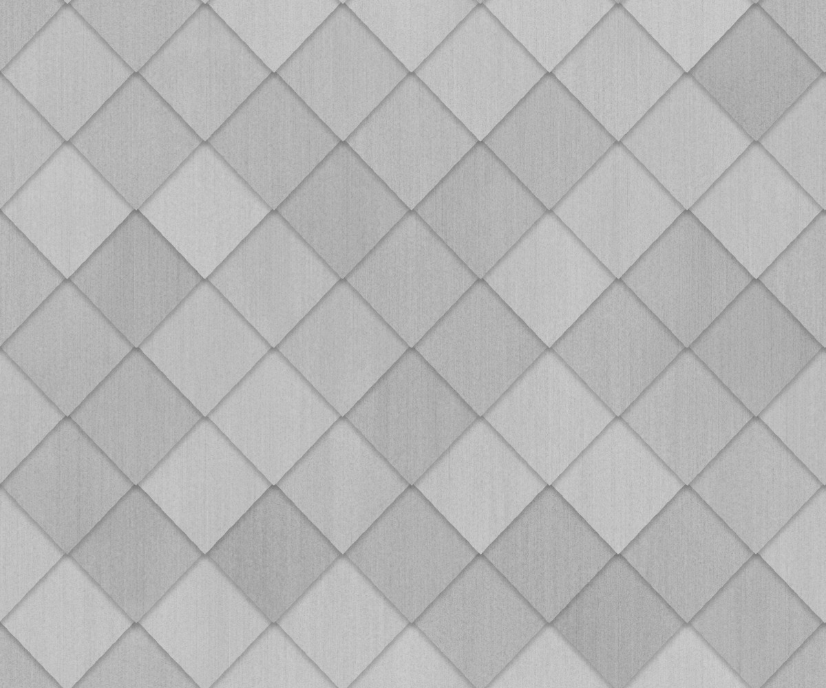 A seamless metal texture with aluminium sheets arranged in a Diamond pattern