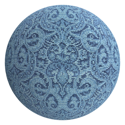 3D sphere preview of Brussels Carpet seamless texture