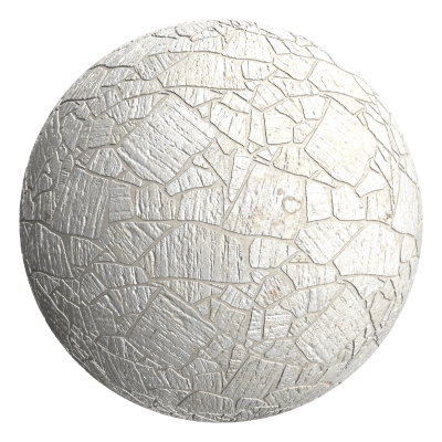 3D sphere preview of Limestone, Crazy Paving seamless texture
