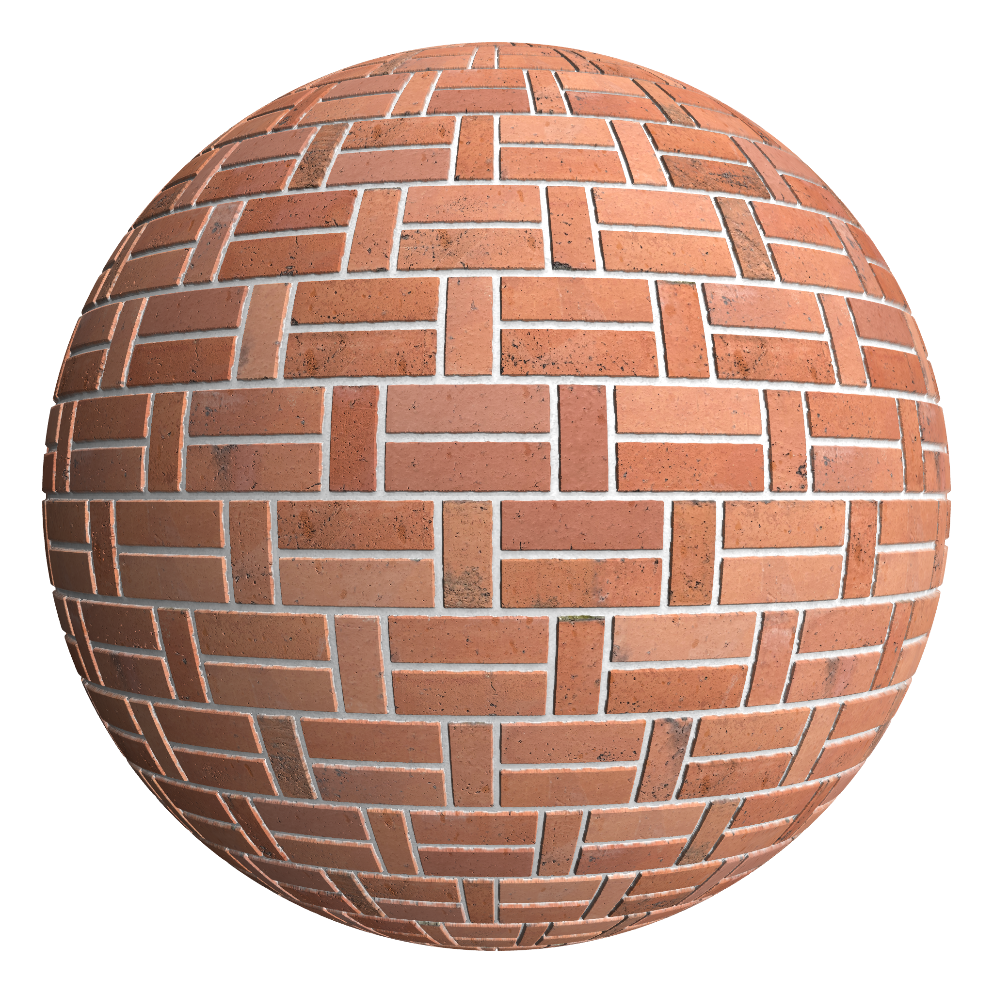 3D sphere preview of Pilotage, Double Stretcher with Header seamless texture
