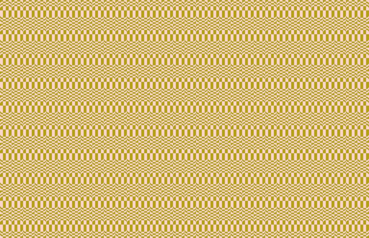 A seamless wallpaper texture with damier lime units arranged in a None pattern