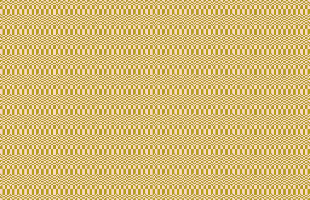 A seamless wallpaper texture with damier lime units arranged in a None pattern
