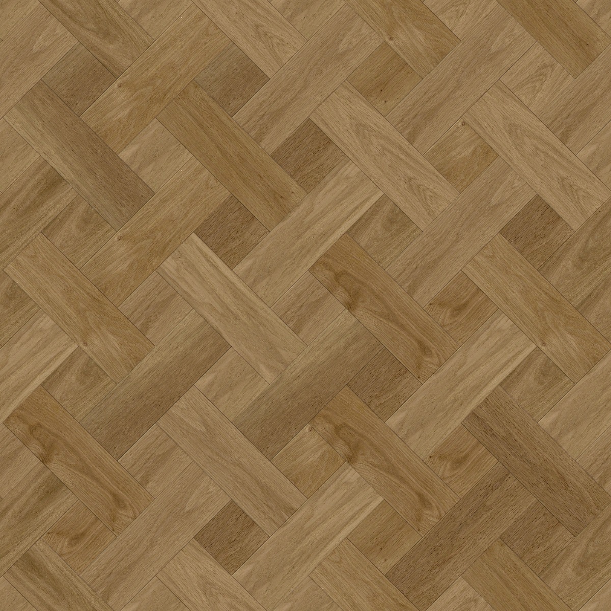 A seamless wood texture with expressive 152 boards arranged in a Lattice Weave pattern