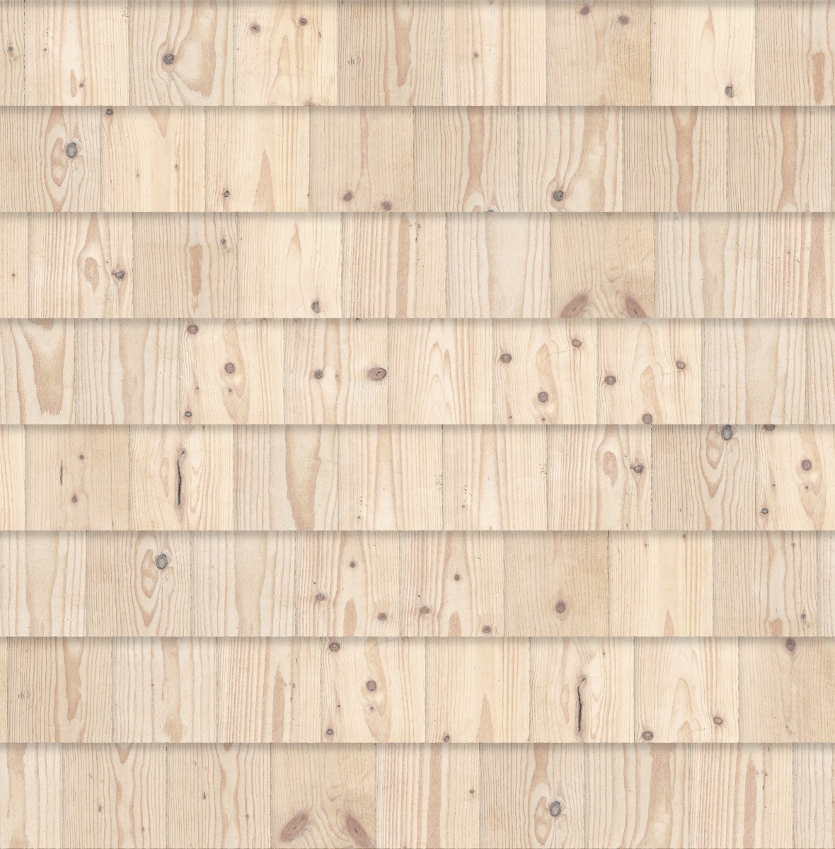 A seamless wood texture with oiled pine boards arranged in a Staggered pattern
