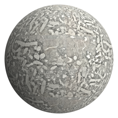 3D sphere preview of Frosterley seamless texture