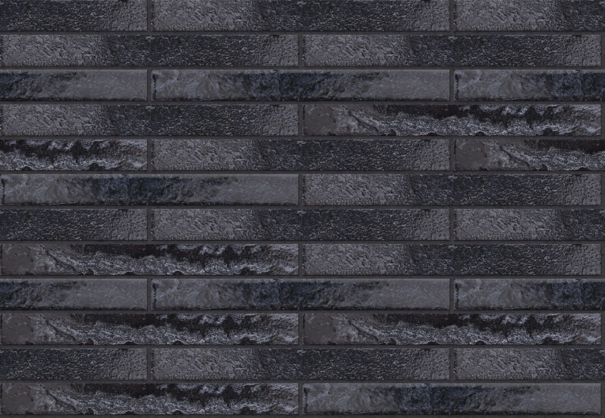 A seamless tile texture with loweld coal iva tile tiles arranged in a Stretcher pattern