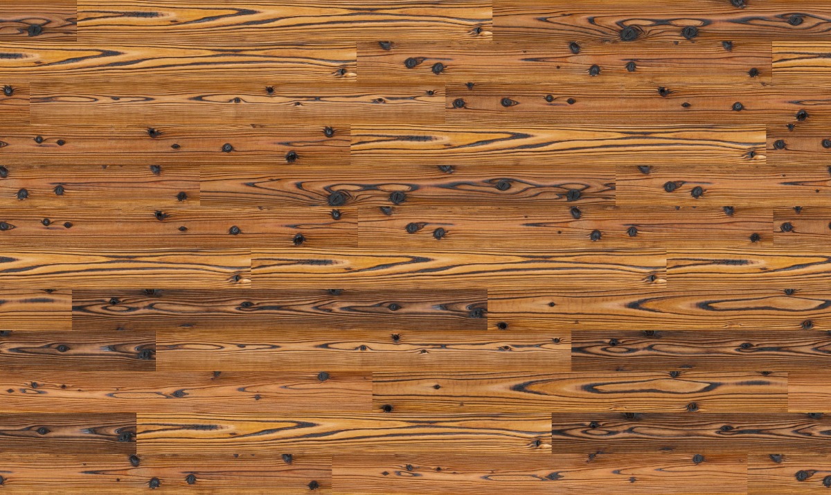 A seamless wood texture with pika-pika natural tone boards arranged in a Staggered pattern