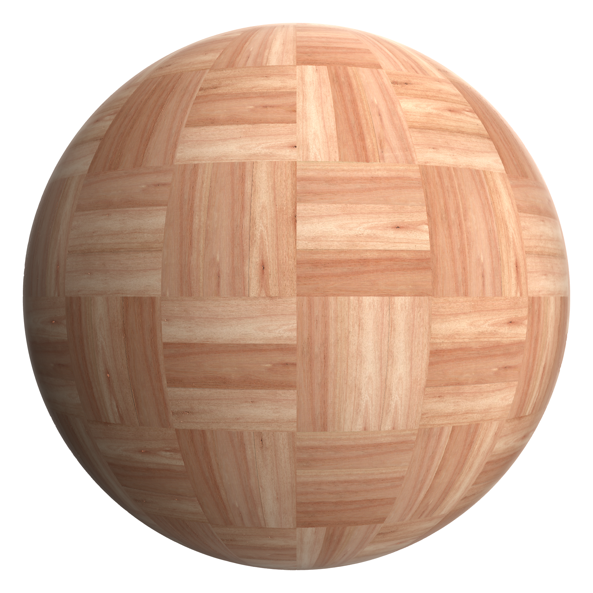 3D sphere preview of Eucalyptus, Basketweave seamless texture