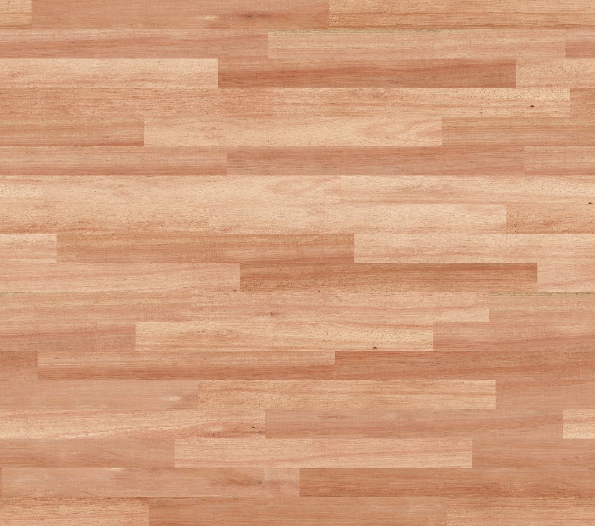 A seamless wood texture with eucalyptus boards arranged in a Staggered pattern
