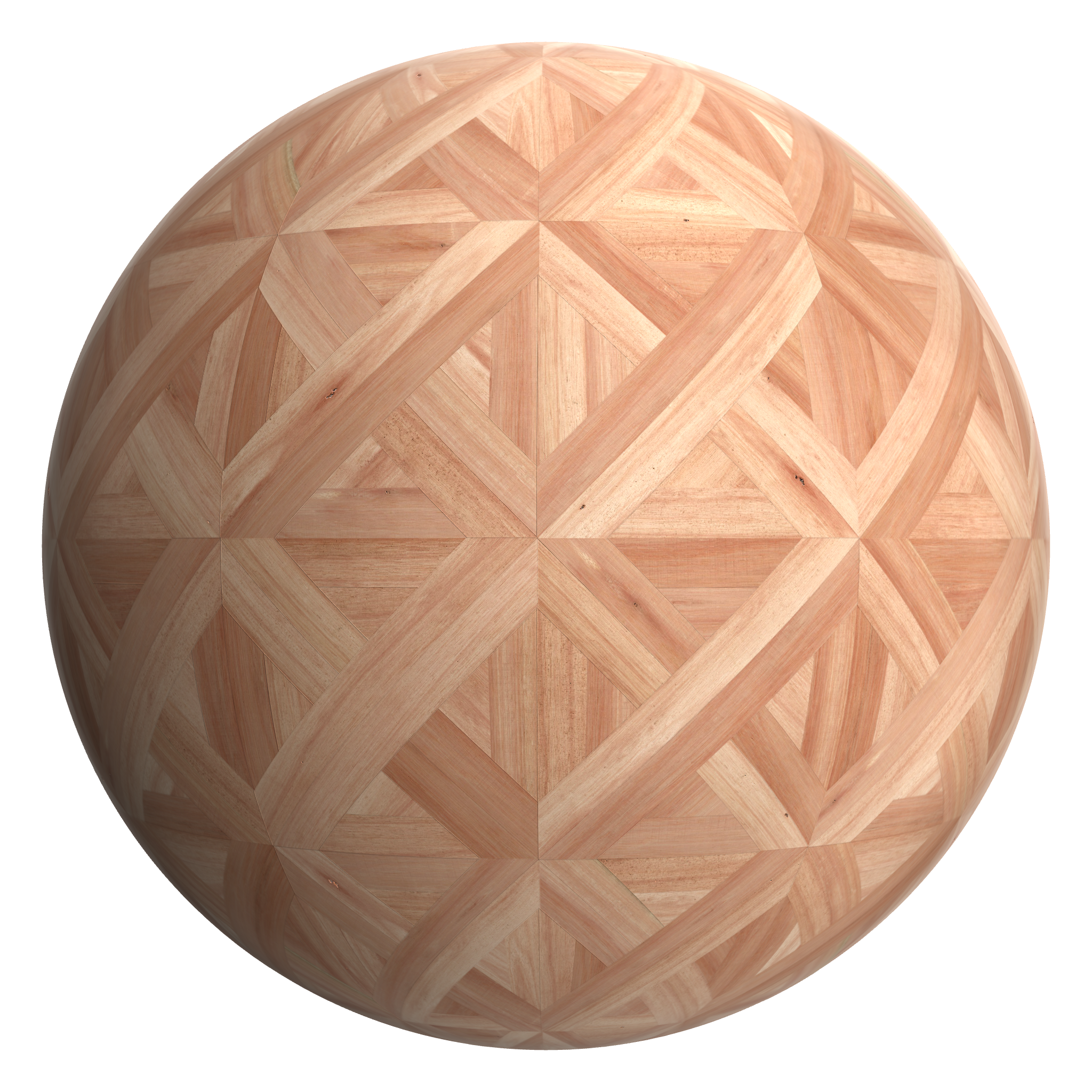 3D sphere preview of Eucalyptus, Versailles seamless texture