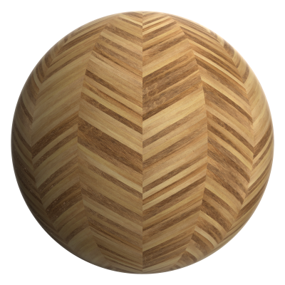 3D sphere preview of Iroko, Chevron seamless texture