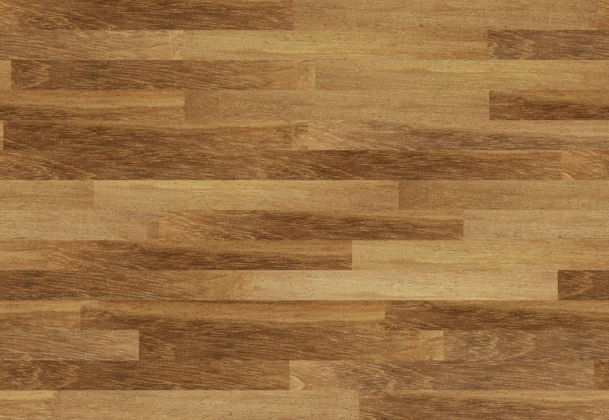 A seamless wood texture with iroko boards arranged in a Staggered pattern