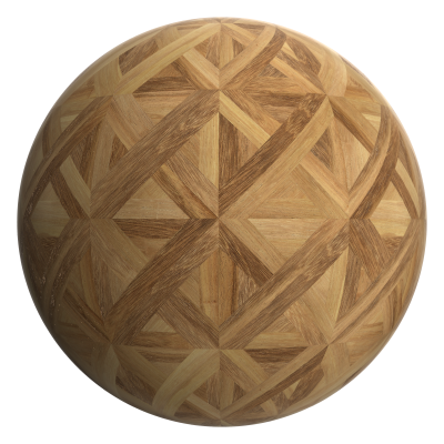 3D sphere preview of Iroko, Versailles seamless texture